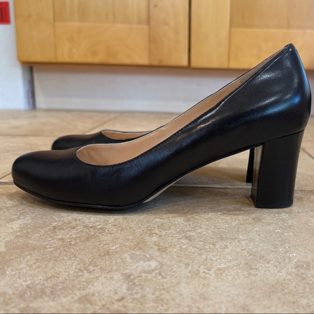 Cole Haan Black Leather Heels